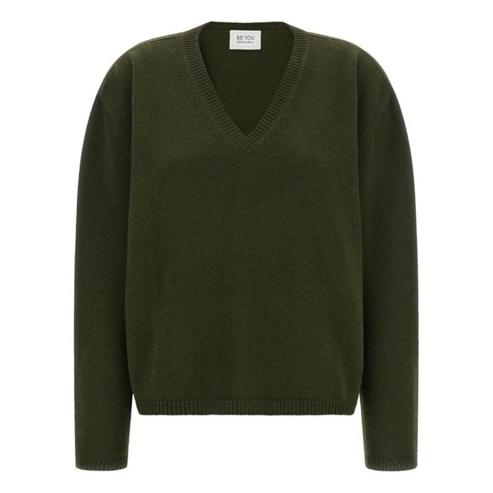 BE YOU Bicolor Cashmere Women's Cardigan